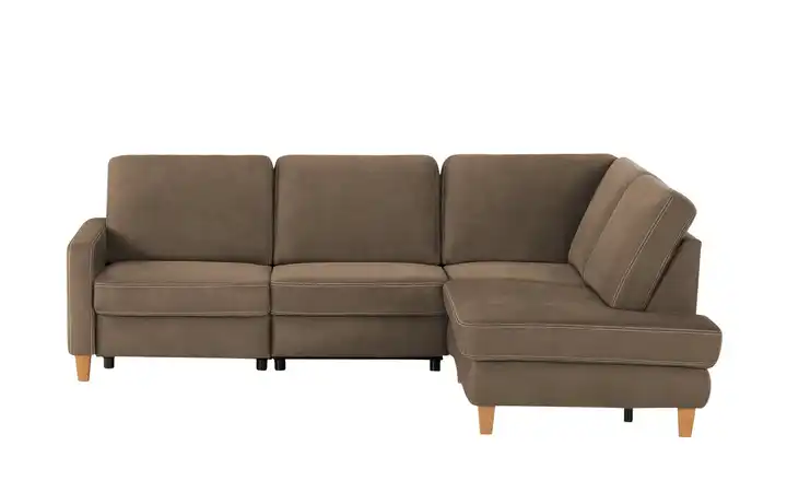 Max Schelling Ecksofa Maximum Plus rechts Erweiterte Funktion eckig Schokoladenbraun