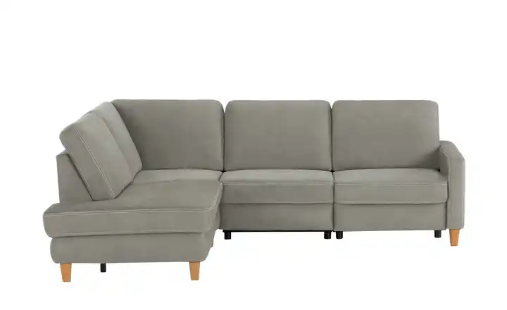 Max Schelling Ecksofa Maximum Plus links Erweiterte Funktion eckig Grau