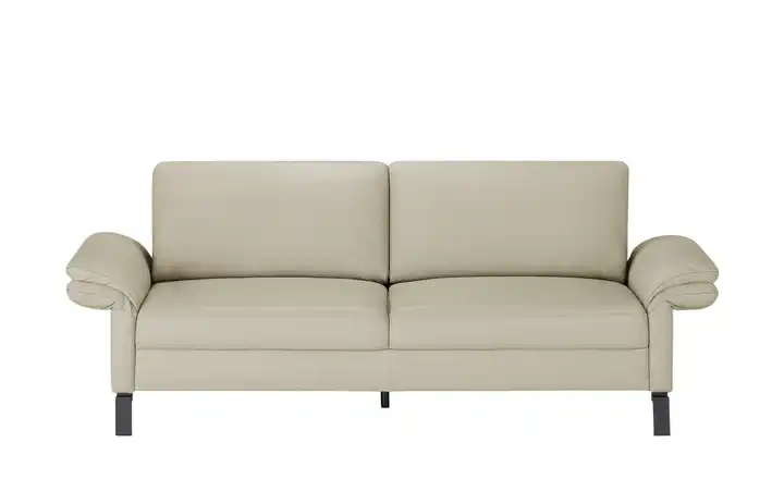 Max Schelling Einzelsofa aus Echtleder Maximum 3 Winkel Creme Schwarz