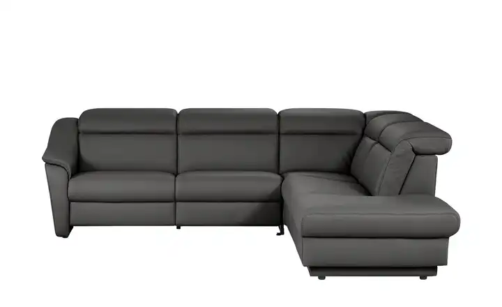 himolla Ecksofa Leder 9707 Moccabraun rechts Grundfunktion