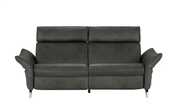 himolla Einzelsofa aus Echtleder 1926 Erweiterte Funktion Dunkelgrau 2,5