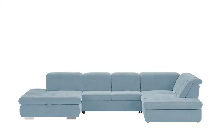 Kollektion Kraft Wohnlandschaft mit verschiedenen Funktionen Spencer Hellblau rechts Erweiterte Funktion
