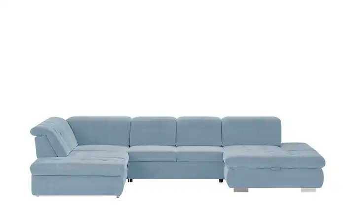 Kollektion Kraft Wohnlandschaft mit verschiedenen Funktionen Spencer Hellblau links Grundfunktion