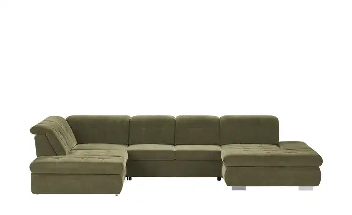 Kollektion Kraft Wohnlandschaft mit verschiedenen Funktionen Spencer Olivgrün links Grundfunktion