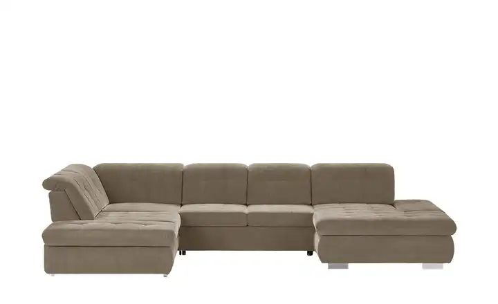 Kollektion Kraft Wohnlandschaft mit verschiedenen Funktionen Spencer Hellbraun links Grundfunktion