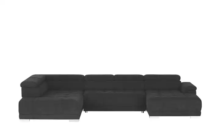 Twist Wohnlandschaft aus Mikrofaser Campo Anthrazit links Grundfunktion