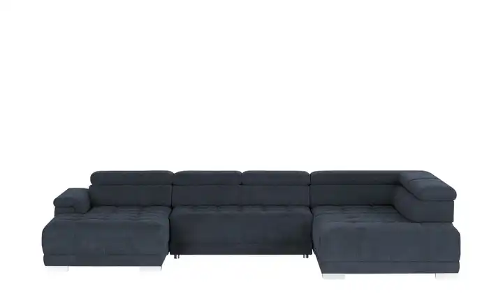 Twist Wohnlandschaft aus Mikrofaser Campo Dunkelblau rechts Grundfunktion