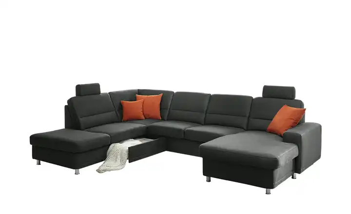 Kollektion Kraft Wohnlandschaft Steel Marc Dunkelgrau links Erweiterte Funktion