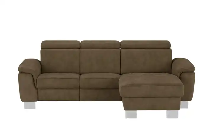 Kollektion Kraft Ecksofa Beata Schokoladenbraun rechts ohne