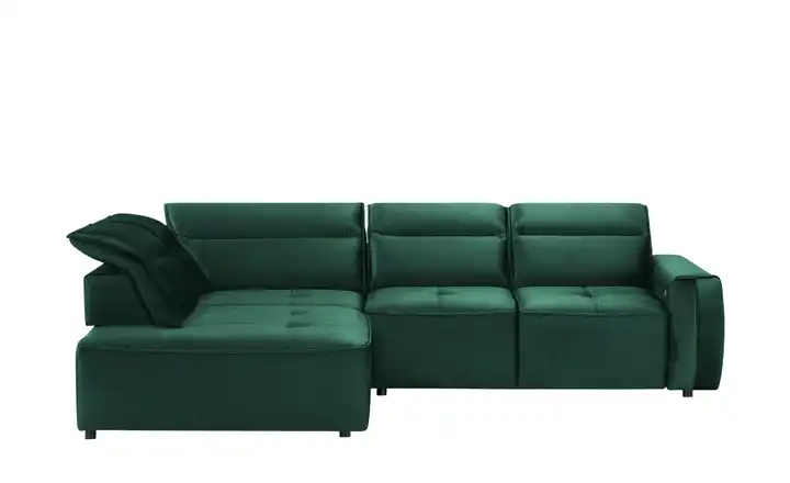 Twist Ecksofa Colombo Grün links Erweiterte Funktion