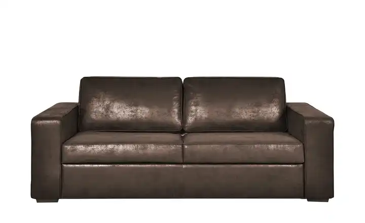 smart Schlafsofa Dunkelbraun Mikrofaser