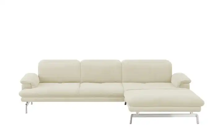 JOOP! Ecksofa Velours Studio 8153 Creme rechts