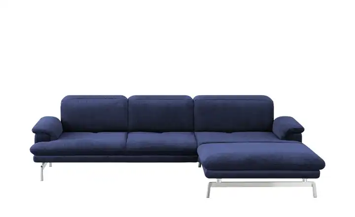 JOOP! Ecksofa Velours Studio 8153 Marineblau rechts