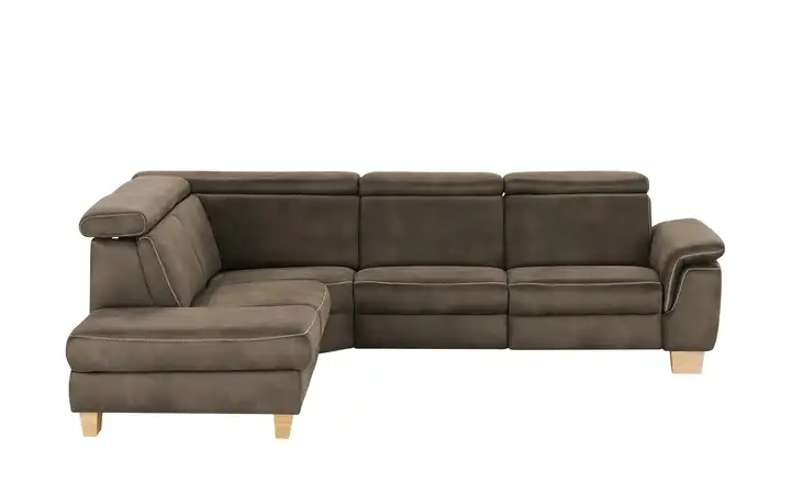 Kollektion Kraft Ecksofa Beata Braun links ohne