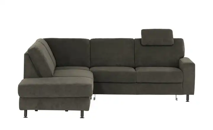 Kollektion Kraft Ecksofa Jana Dunkelbraun links Erweiterte Funktion