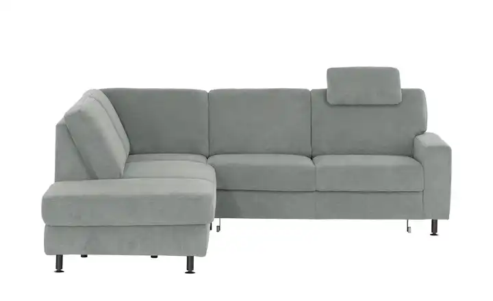 Kollektion Kraft Ecksofa Jana Hellgrau links Erweiterte Funktion