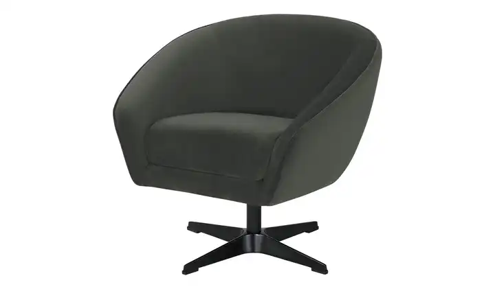 Twist Drehsessel Roma Mikrofaser Anthrazit