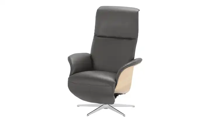 Nils Olsen Relaxsessel Leder / Kunstleder Frederik Dunkelgrau