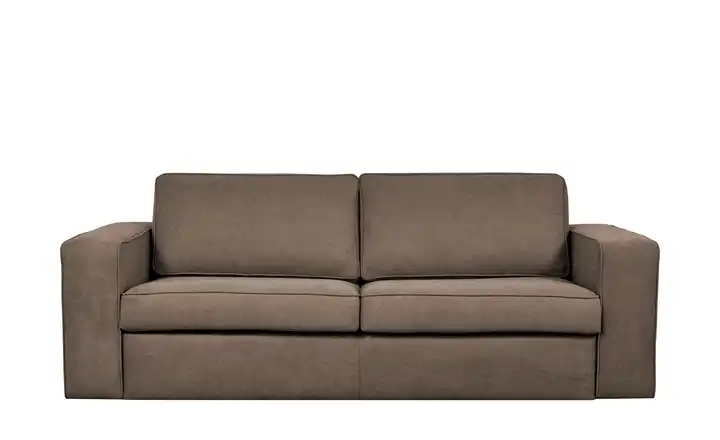 smart Schlafsofa Braun Flachgewebe