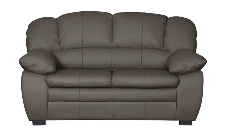Primo Ledersofa aus Echtleder Casino 2 Dunkelbraun