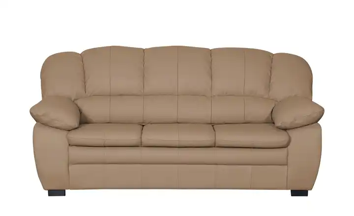 Primo Ledersofa aus Echtleder Casino 3 Cappuccino