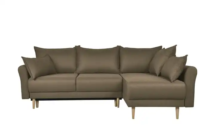 smart Ecksofa Braun rechts