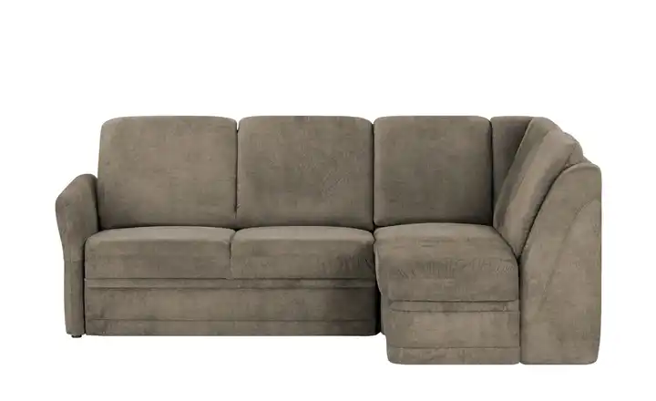 Polstermöbel Oelsa Ecksofa Luna Taupe rechts Grundfunktion