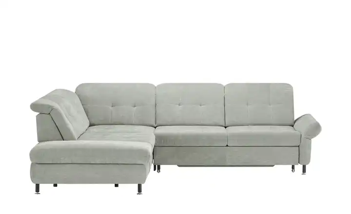 Kollektion Kraft Ecksofa Silbergrau links Erweiterte Funktion