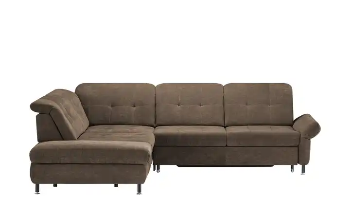 Kollektion Kraft Ecksofa Braun links Erweiterte Funktion
