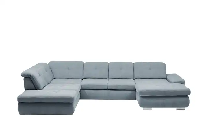 Kollektion Kraft Wohnlandschaft Flachgewebe Affair links Erweiterte Funktion Eisblau