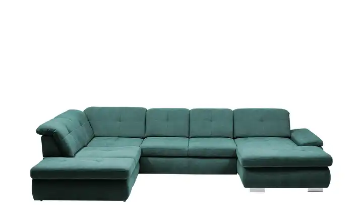 Kollektion Kraft Wohnlandschaft Flachgewebe Affair links Erweiterte Funktion Petrol