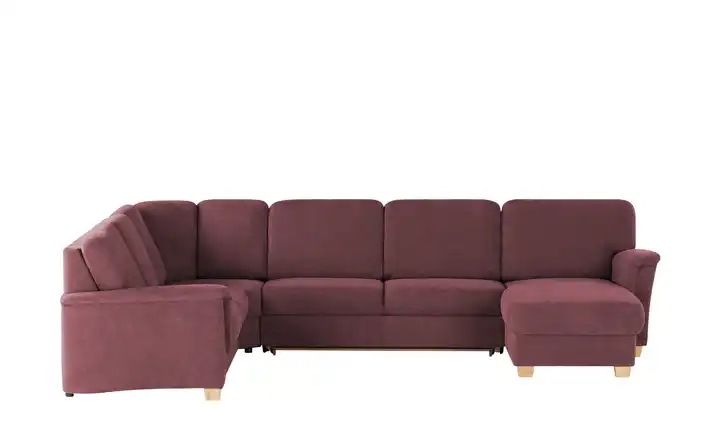 smart Wohnlandschaft Valencia Bordeauxrot Armlehne A2 links ohne