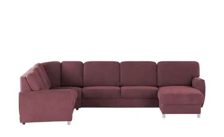 smart Wohnlandschaft Valencia Bordeauxrot Armlehne A4 links ohne
