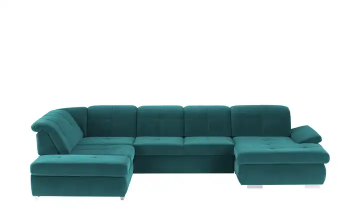 Kollektion Kraft Wohnlandschaft Mikrofaser Petrol links Grundfunktion