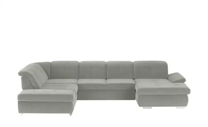 Kollektion Kraft Wohnlandschaft Mikrofaser Silbergrau links Grundfunktion