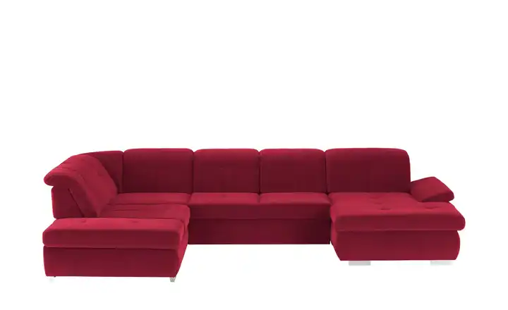 Kollektion Kraft Wohnlandschaft Mikrofaser Rot links Grundfunktion