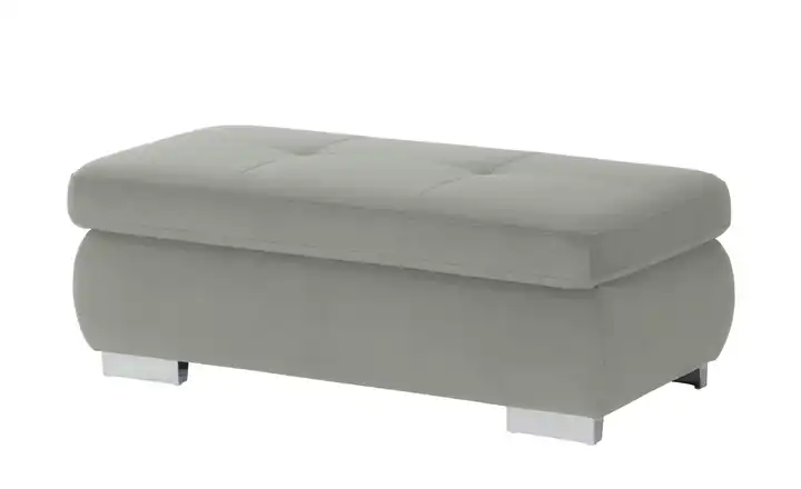Kollektion Kraft Polsterhocker Silbergrau