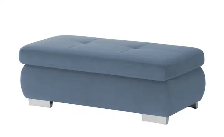 Kollektion Kraft Polsterhocker Eisblau