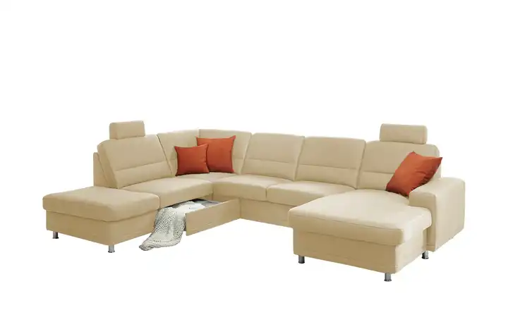 Kollektion Kraft Wohnlandschaft Steel Marc Creme links Erweiterte Funktion