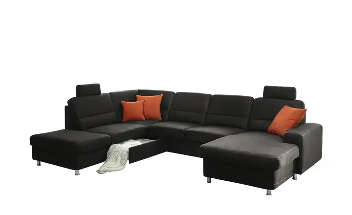 Kollektion Kraft Wohnlandschaft Steel Marc Anthrazit links Erweiterte Funktion