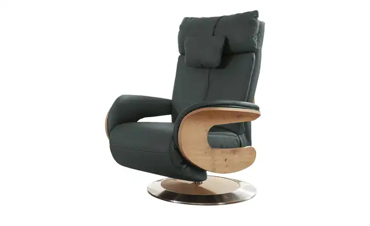 himolla Relaxsessel Leder Mit verschiedenen Funktionen  Hilke Azurblau Erweiterte Funktion
