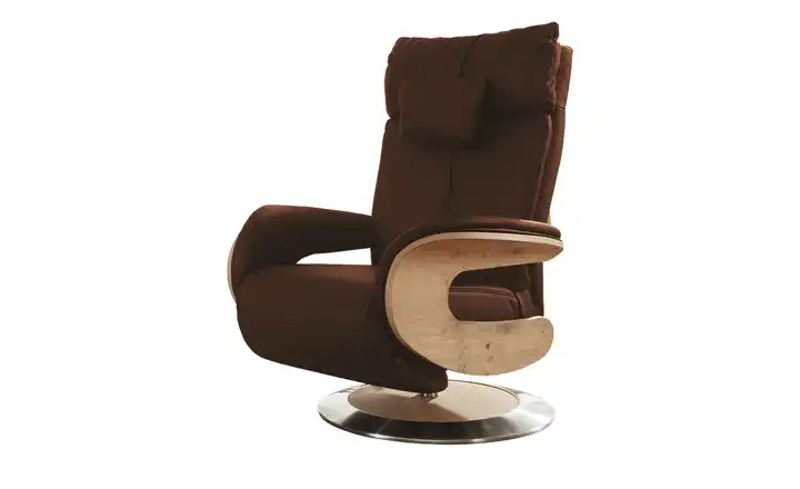 himolla Relaxsessel Leder Mit verschiedenen Funktionen  Hilke Rotbraun Grundfunktion