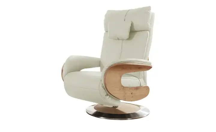 himolla Relaxsessel Leder Mit verschiedenen Funktionen  Hilke Creme Erweiterte Funktion