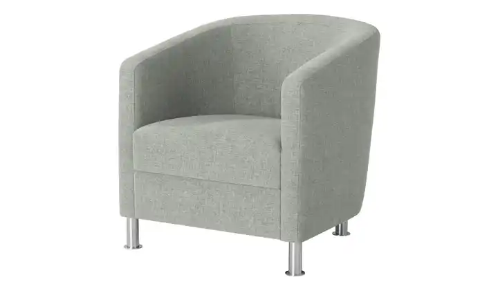 Sessel aus Flachgewebe Hellblau