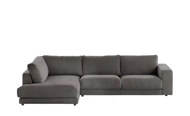 Jette Home Ecksofa  Cord Sila Anthrazit links