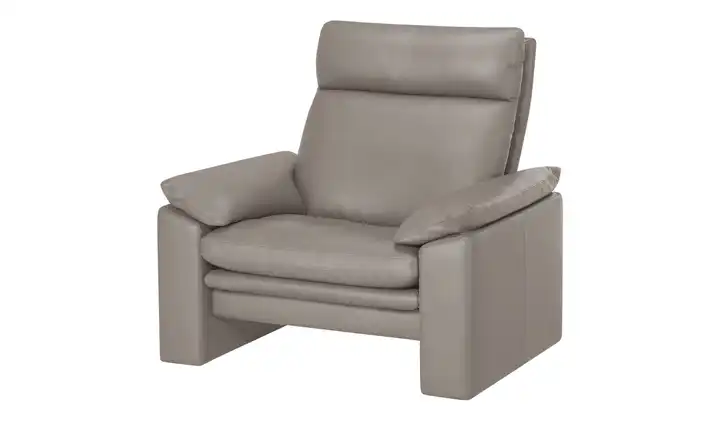 erpo just relax Ledersessel JR963 Bari Hellgrau