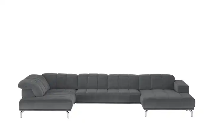 Kollektion Kraft Wohnlandschaft Sarina Anthrazit links Grundfunktion