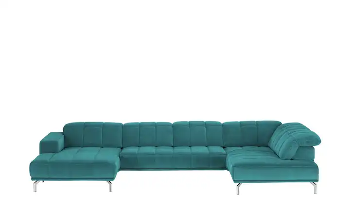 Kollektion Kraft Wohnlandschaft Sarina Petrol rechts Grundfunktion