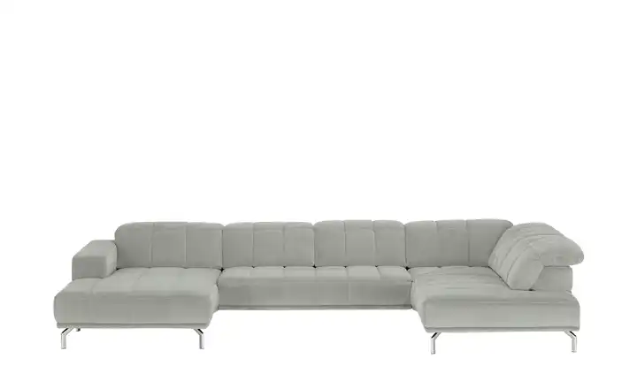 Kollektion Kraft Wohnlandschaft Sarina Silbergrau rechts Grundfunktion