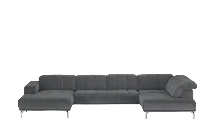Kollektion Kraft Wohnlandschaft Sarina Anthrazit rechts Grundfunktion